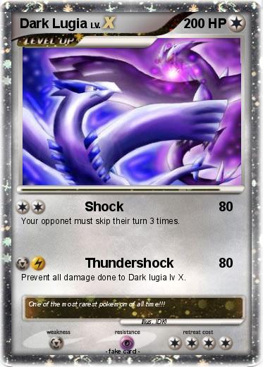 Pokemon Dark Lugia