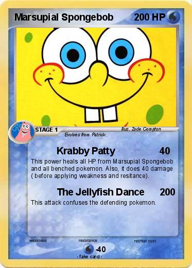 Pokemon Marsupial Spongebob