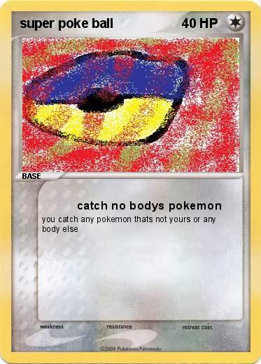 Pokemon super poke ball