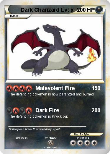 Pokemon Dark Charizard Lv: x