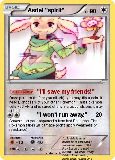 Pokemon Asriel "spirit"