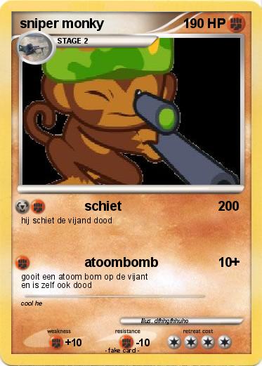 Pokemon sniper monky