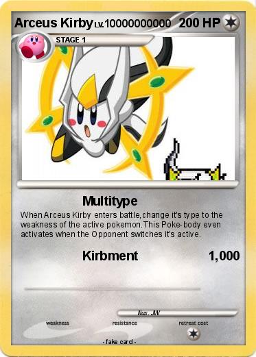 Pokemon Arceus Kirby