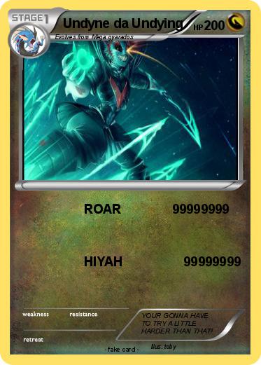 Pokemon Undyne da Undying