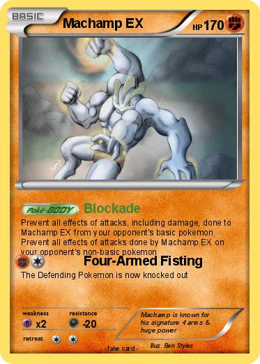 Pokemon Machamp EX