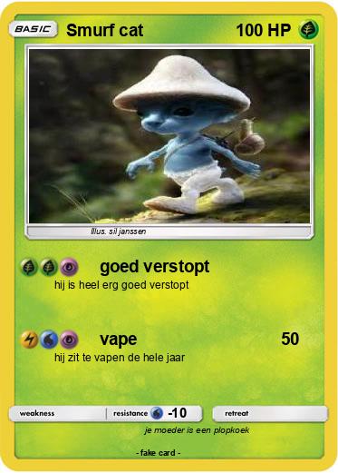 Pokemon Smurf cat