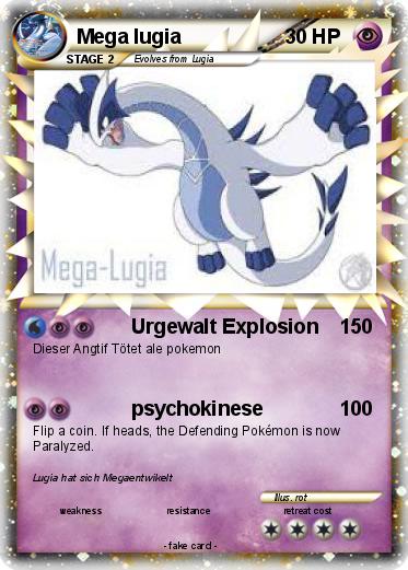 Pokemon Mega lugia