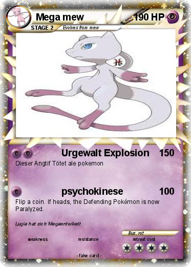 Pokemon Mega mew