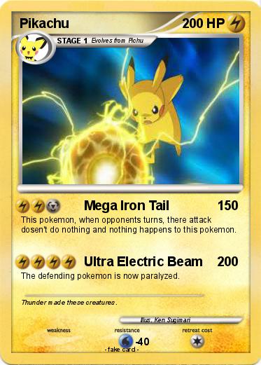 Pokemon Pikachu Pokemon Pikachu