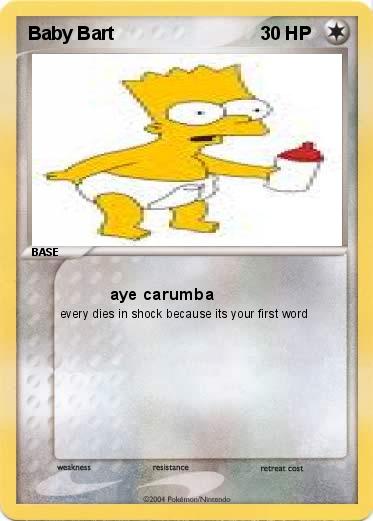 Pokemon Baby Bart