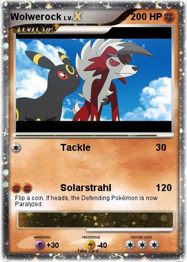 Pokemon Wolwerock