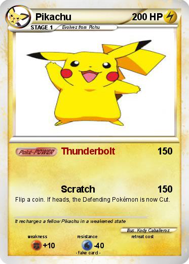 Pokemon Pikachu