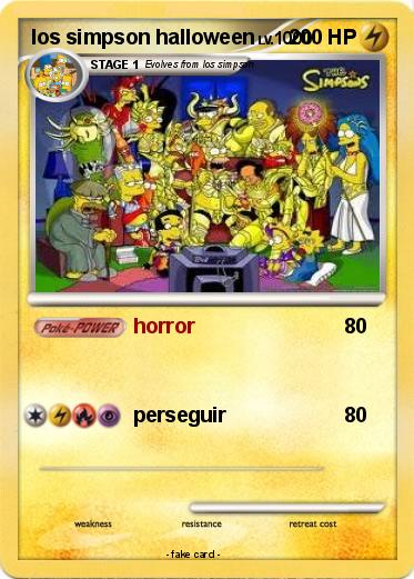 Pokemon los simpson halloween