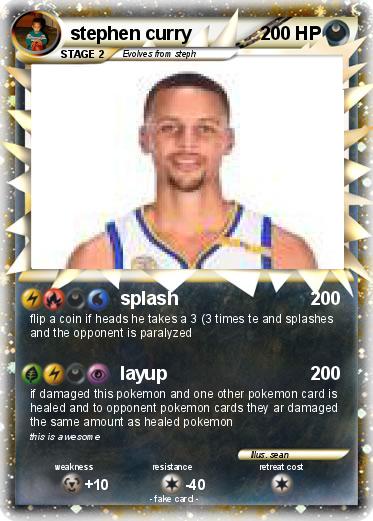 Pokemon stephen curry