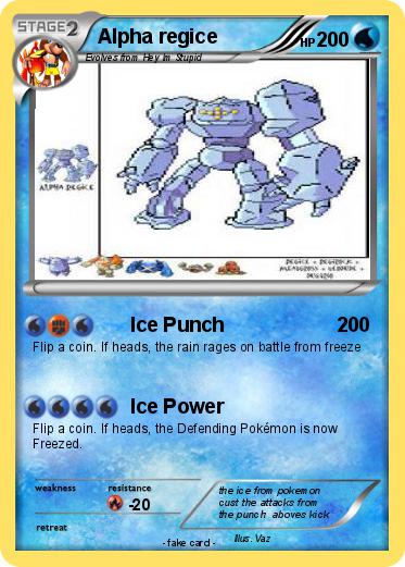Pokemon Alpha regice