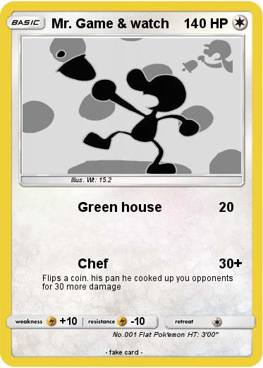 Pokemon Mr. Game & watch