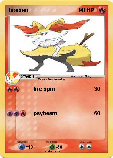 Pokemon braixen