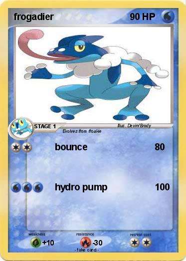 Pokemon frogadier