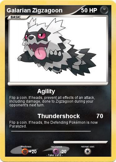 Pokemon Galarian Zigzagoon