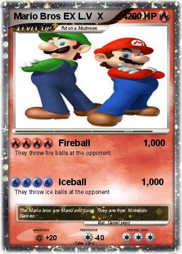 Pokemon Mario Bros EX L.V  X        4