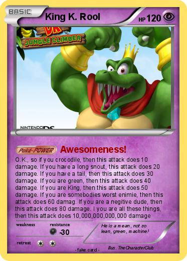 Pokemon King K. Rool
