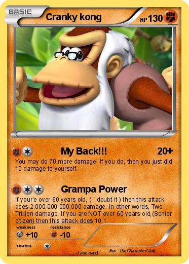 Pokemon Cranky kong