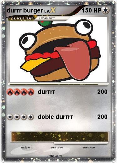 Pokemon durrr burger