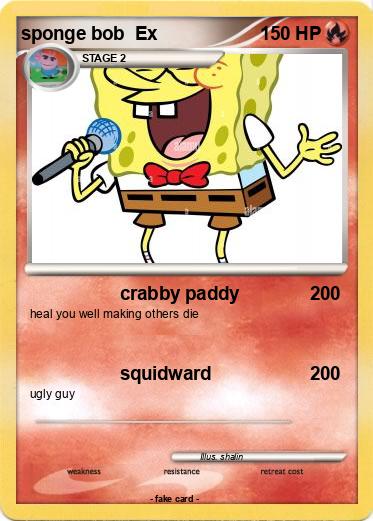 Pokemon sponge bob  Ex