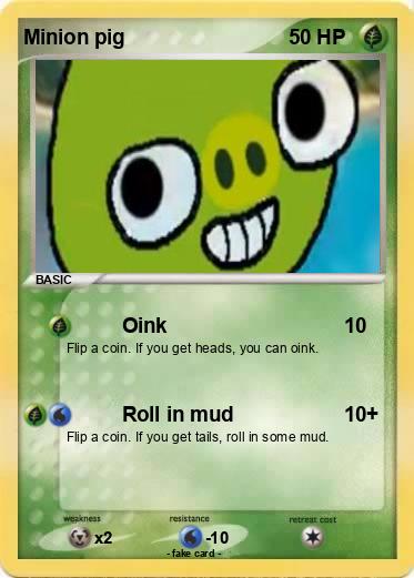 Pokemon Minion pig