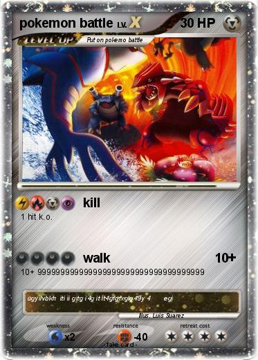 Pokemon pokemon battle