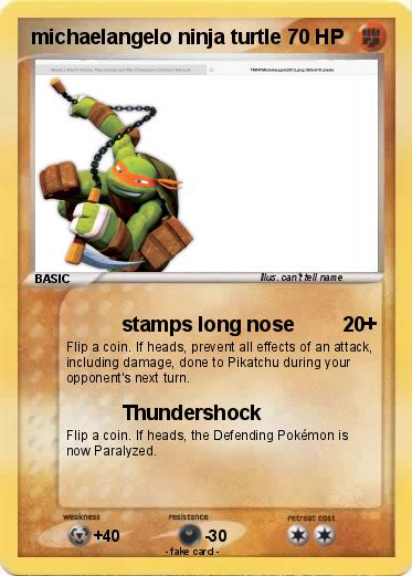 Pokemon michaelangelo ninja turtle