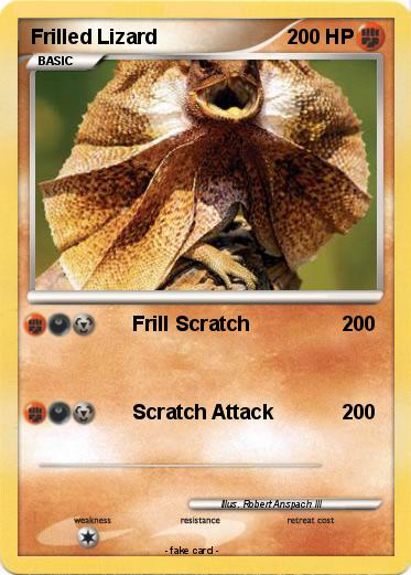 Pokemon Frilled Lizard