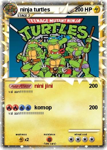 Pokemon ninja turtles