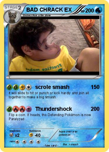 Pokemon BAD CHRACK EX