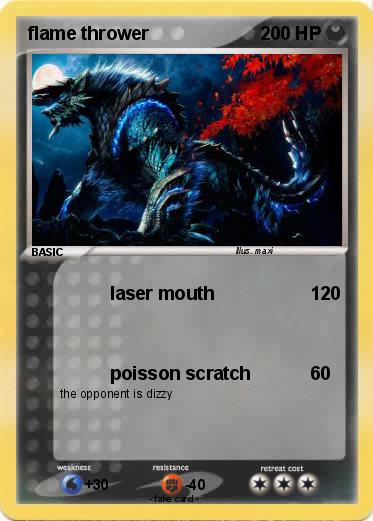 Pokemon flame thrower