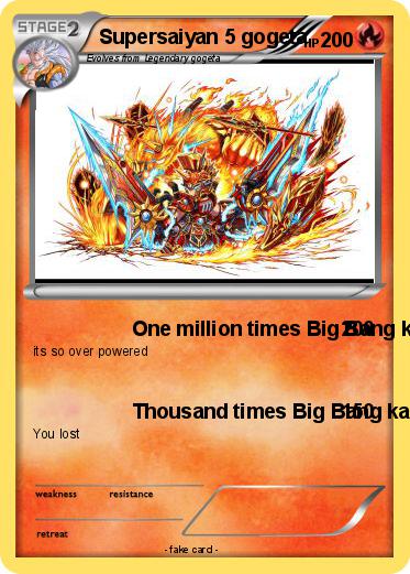 Pokemon Supersaiyan 5 gogeta