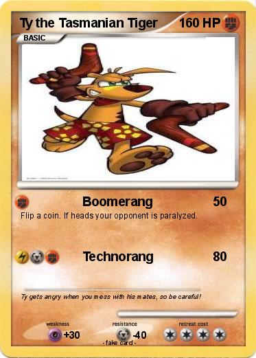 Pokemon Ty the Tasmanian Tiger