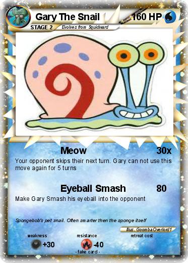 Pokemon Gary The Snail