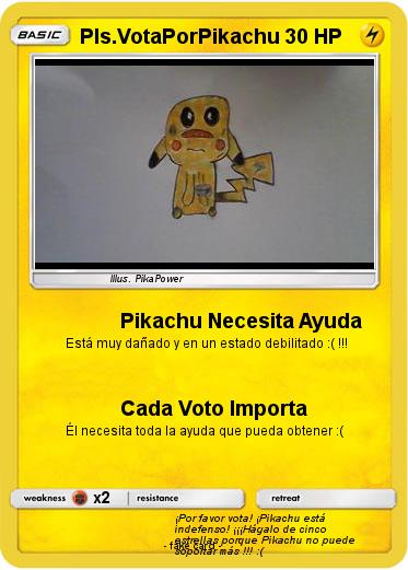 Pokemon Pls.VotaPorPikachu