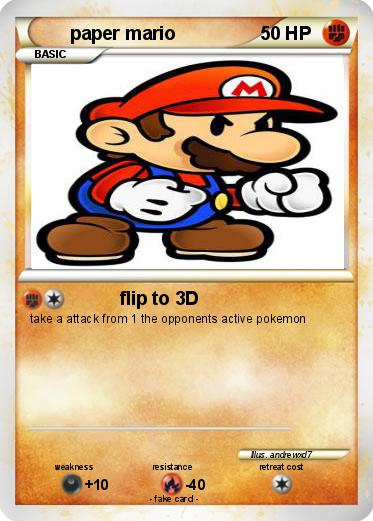 Pokemon paper mario
