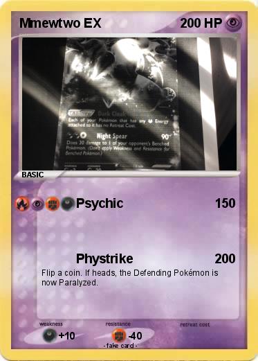 Pokemon Mmewtwo EX