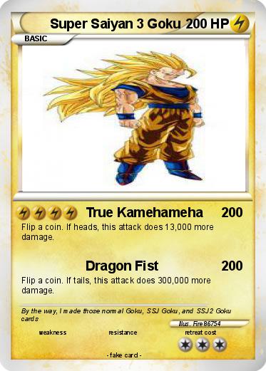 Pokemon Super Saiyan 3 Goku