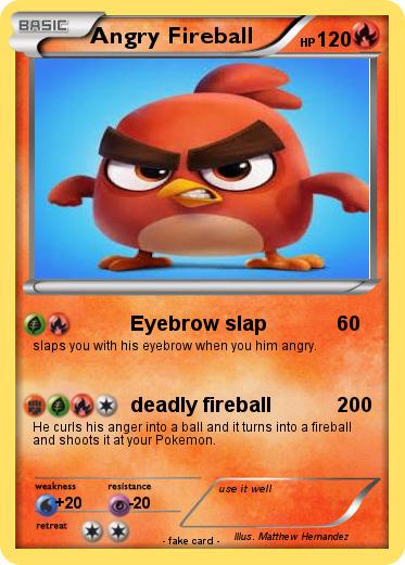 Pokemon Angry Fireball