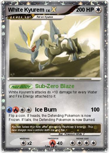 Pokemon White Kyurem