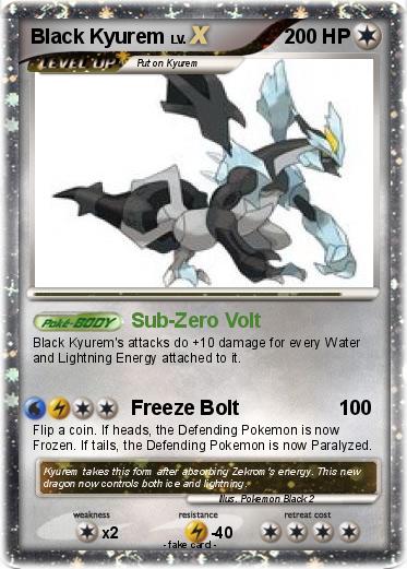 Pokemon Black Kyurem