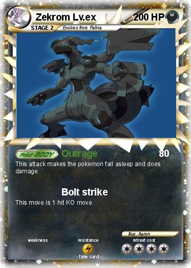 Pokemon Zekrom Lv.ex