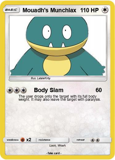Pokemon Mouadh's Munchlax
