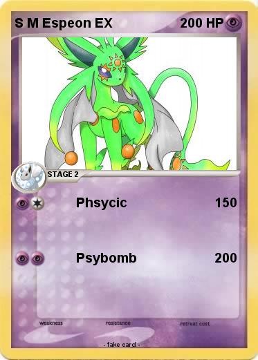 Pokemon S M Espeon EX
