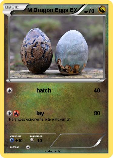 Pokemon M Dragon Eggs EX