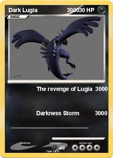 Pokemon Dark Lugia                   3000